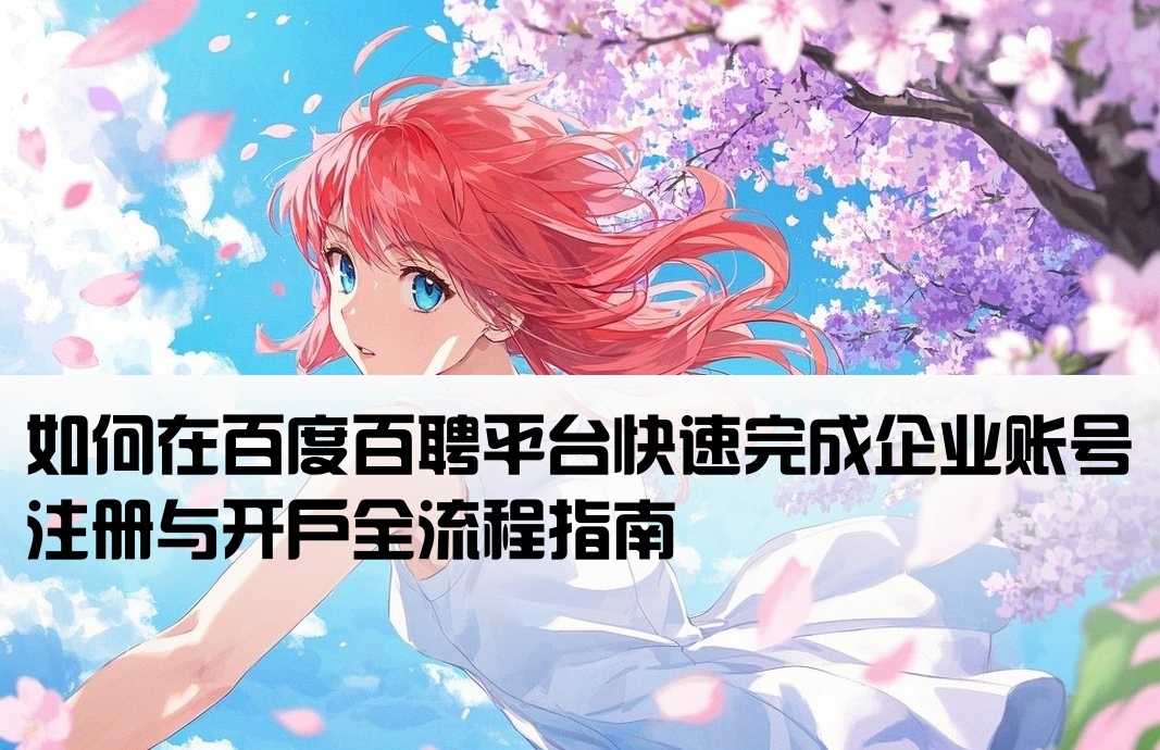 百度百聘怎么开户