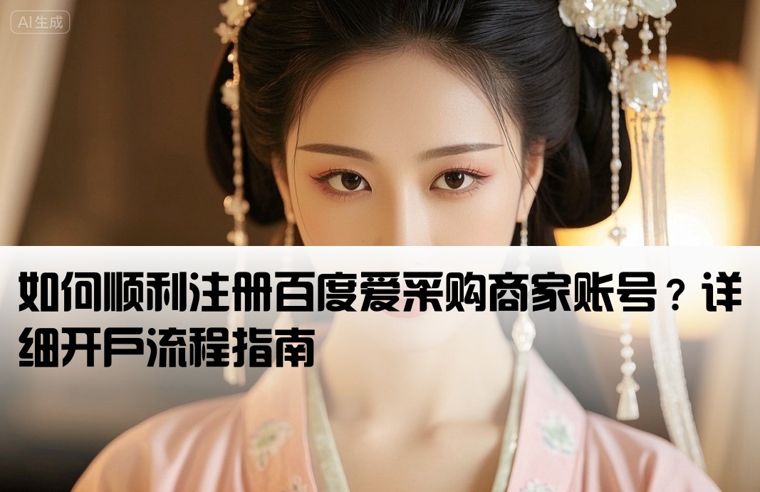 怎么开户百度爱采购账号