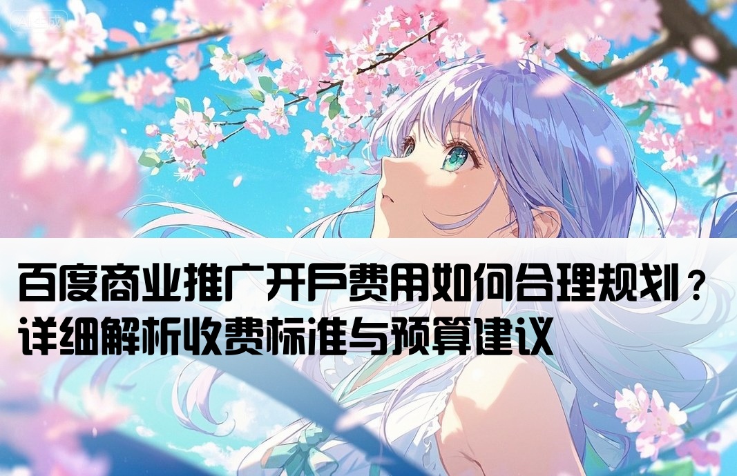 百度经商开户多少费用合适